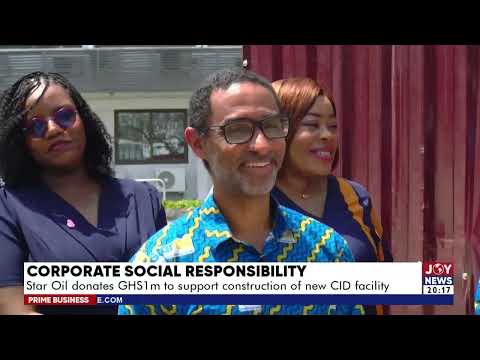 Star Oil donates GHs1m to support construction of new CID facility | Prime Business (13-10-26)