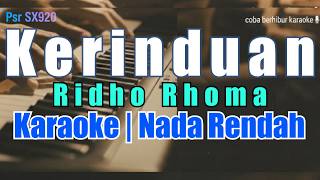 Download lagu [Karaoke] Ridho Rhoma - Kerinduan (Karaoke Nada Rendah) mp3