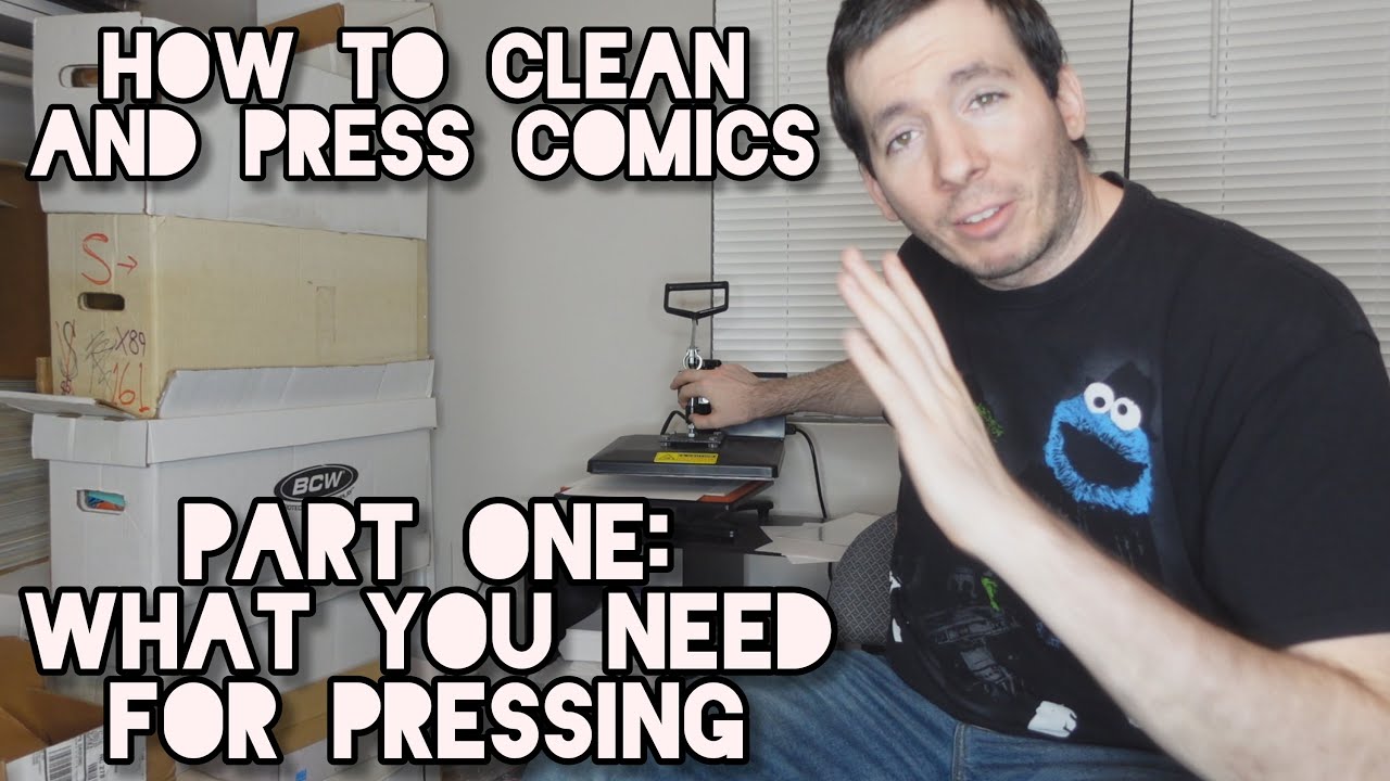 #SendItToJames - HOW TO CLEAN AND PRESS COMIC BOOKS (Part 1): What You Need For Pressing