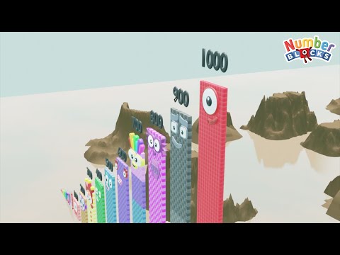 Looking For Numberblocks Comparison 1 10 vs 100 1000 Standing Tall Numberblocks Number Pattern