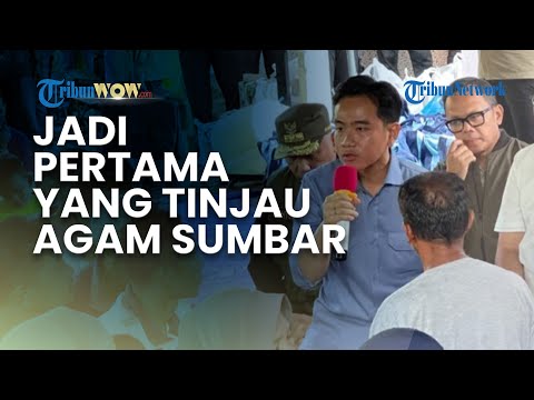 Gibran Disambut Curhat Warga saat Blusukan, Disebut Jadi Wapres Pertama yang Tinjau Agam Sumbar