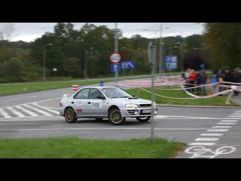 Super Oes 2017 Nowy Sącz #29 Subaru Impreza GT przejazd 2