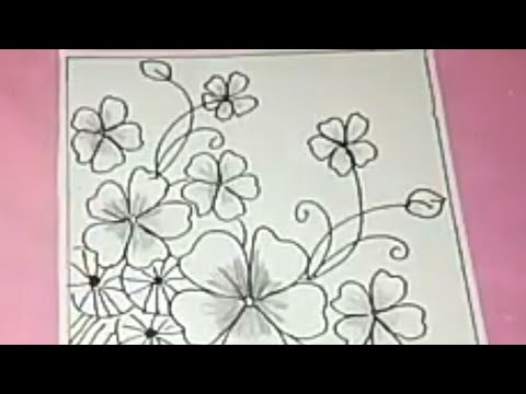  Cara  Menggambar  Batik  Motif Bunga 47
