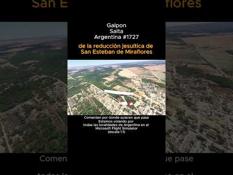 Galpon, Salta desde el Microsoft Flight Simulator #galpon #salta #argentina  #msfs2024