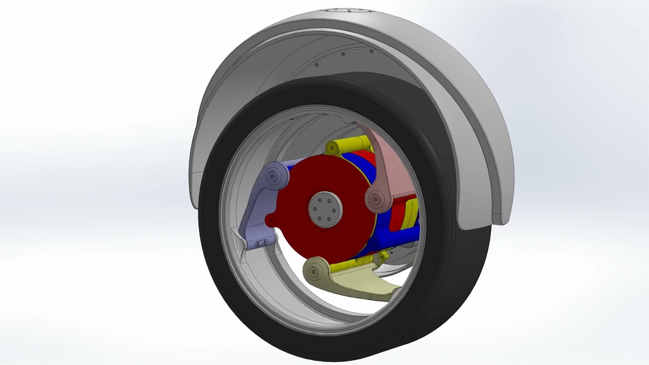 EV in wheel motor active suspension and steering system Part 1