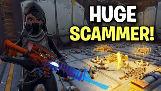 evil little lying scammer gets exposed! 😃 (Scammer Get Scammed) Fortnite Save The World