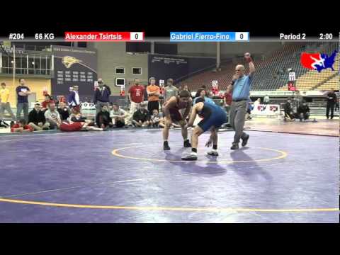 Last Chance Qual 66 KG: Alexander Tsirtsis (Region WA) vs. Gabriel Fierro-Fine (Hawkeye WC)