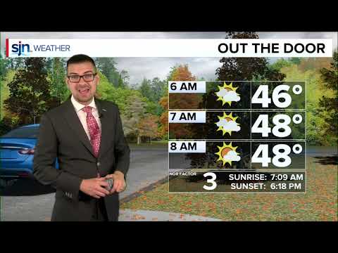 Thursday Morning Forecast October 17th, 2019