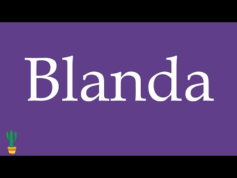 How to Pronounce ''Blanda'' (Soft - feminine) Correctly in Spanish 🇲🇽