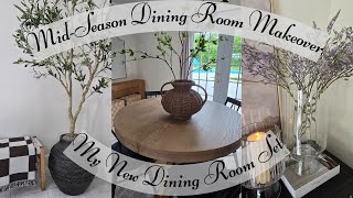 New Dining Room Set Makeover Reveal – May Refresh!