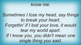 George Strait - If I Know Me Lyrics
