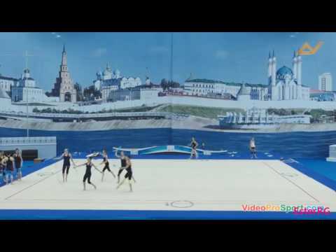 Italy 2 hoops + 6 clubs Training - WC Kazan 2016