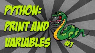 Download the video "Python: Printing and Variables [#2]"
