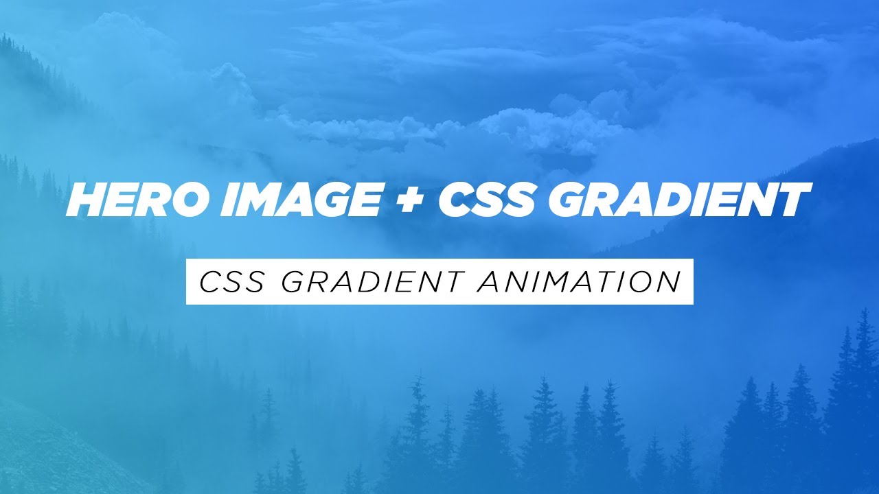 Gradient Overlay with Background Image | CSS Gradient Animation