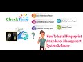 How To Install Install Fingerprint Attendance Management System (Check Time Software) - CheckTime Demo