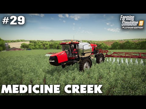 Medicine Creek #29 Upgrading The Sprayer, Farming Simulator 19 Timelapse, Seasons