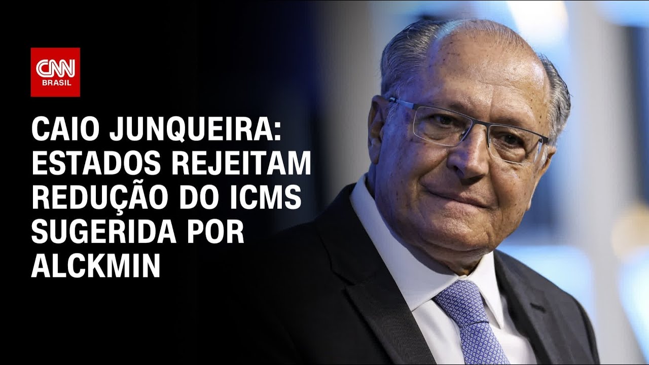 Caio Junqueira: Estados rejeitam redução do ICMS sugerida por Alckmin | CNN PRIME TIME