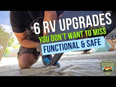 6 RV Entry Upgrades - Stable RV Steps, Secure Handrail and Pet Friendly Mods