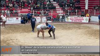 El "Messi" de la lucha canaria ense&ntilde;ar&aacute; sus ma&ntilde;as en Lanzarote