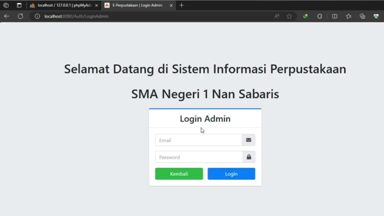 Free source code - Aplikasi Perpustakaan Sekolah Berbasis Web (CodeIgniter 4)