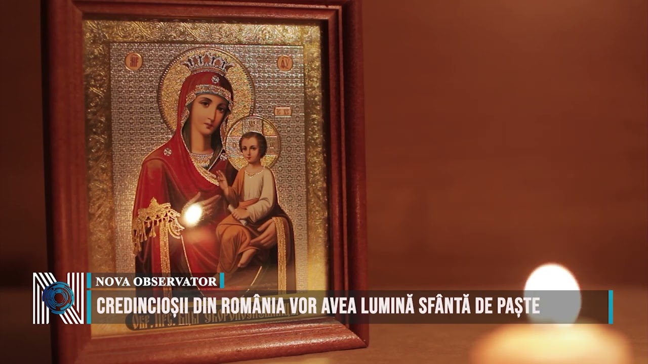 Credincioșii din România vor avea Lumină Sfântă de Paște