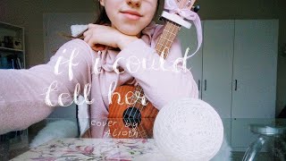 If I Could Tell Her from Dear Evan Hansen - ukulele cover