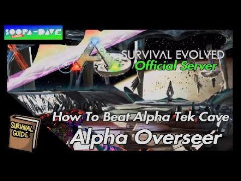 Ark Survival Evolved - How To Beat Alpha Overseer Boss And Tek Cave Official Server