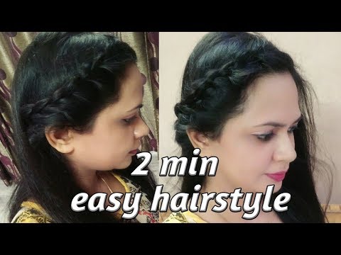 2 min hairstyle | quick and easy hairstyle