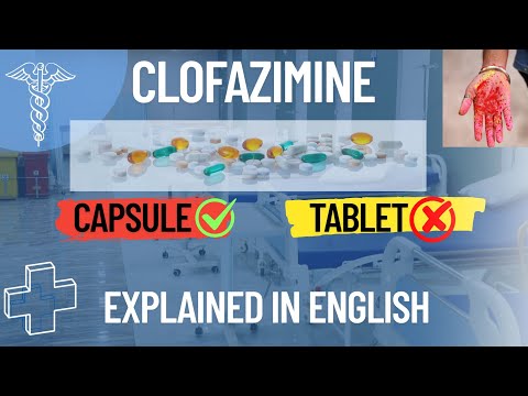 Clofazimine 100mg capsule, packaging size: 1x10