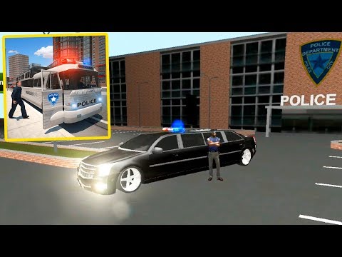 Police Bus Prison Transport 3D - Super Black Limo (Android Gameplay HD)