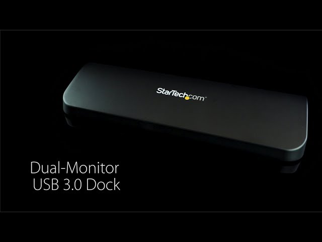 Vídeo relacionado con StarTech.com Docking Station USB 3.0 con HDMI y DVI/VGA - para Dos Monitores - Replicador de Puertos Universal - Compatible con Mac y Windows (USB3SDOCKHDV)