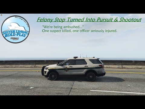 Felony Traffic Stop Turned Into Pursuit & Shootout! | SLRP - Deputy Arnolds