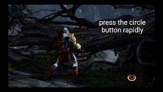 God of War 3 remastered-How to lift the tree?