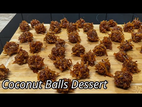 5 Ingredients Nigerian Coconut Candies | Coconut Balls Dessert || Day 9 from 24 Recipes