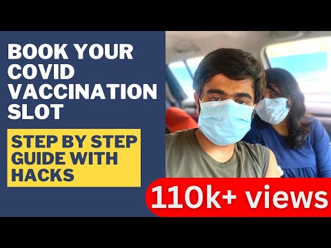 How do I book a CoWIN vaccination slot for the 18+ age group in India?