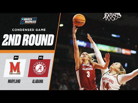 Maryland vs. Alabama - Second round NCAA tournament extended highlights