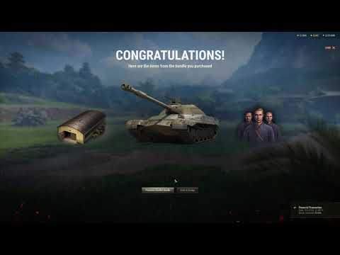 World of Tanks: Purchasing T-22 medium, M6A2E1 and other items in Trading Caravan