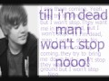 won't stop - Justin Bieber ft. Sean Kingston lyrics ...