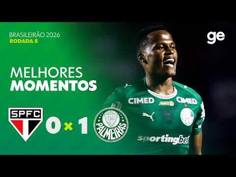 Gols e lances de São Paulo x Palmeiras