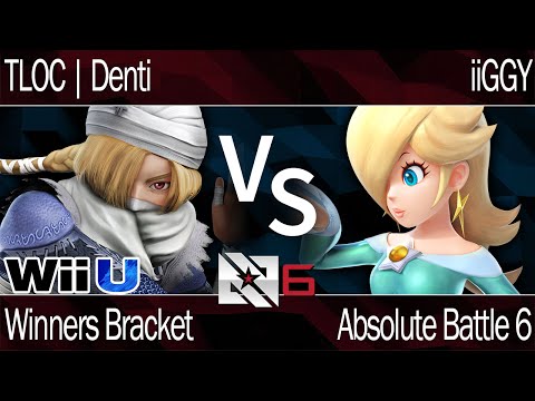 AB6 Smash 4 - TLOC | Denti (Sheik) vs iiGGY (Rosalina) - Winners Bracket