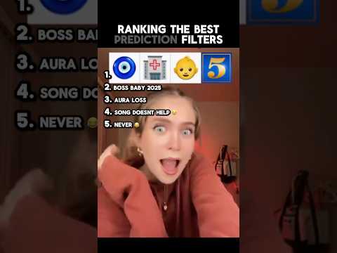 Ranking Best Prediction Filters