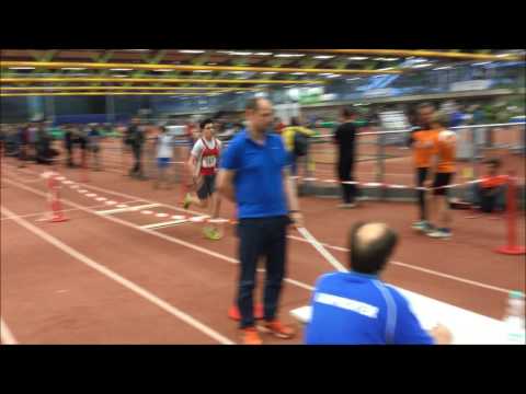 Kilian Drisga 4,29m Weitsprung 14.Platz U16 Munich Indoor am 4.2.17