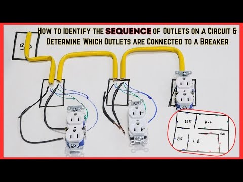 How to Identify the Order of Outlets on an Electrical Circuit | Determine Outlets Wired to a Breaker