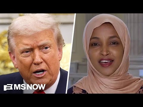 Trying to deflect from his 'failures': Rep. Omar reacts to Trump calling Somalis 'garbage'