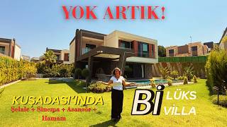 YOK ARTIK! Bu Villa Kuşadası’nda ve İçinde Şelale Var! (Asansör, Sinem