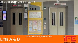 HDB Block 431B Yishun || IFE Elevator