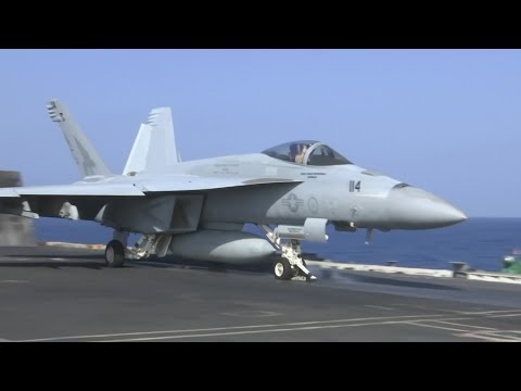 A US aircraft carrier the White House ordered to the Mideast over a perceived threat from Iran remains outside of the Persian Gulf amid efforts to de-escalate tensions between Tehran and Washington. (June 3)