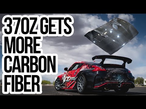 Installing a Seibon Carbon Fiber Hood on a Nissan 370Z