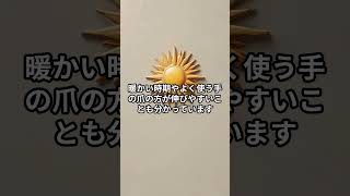 HSS型HSPは「爪が伸びるのが異常に早い」と感じる。