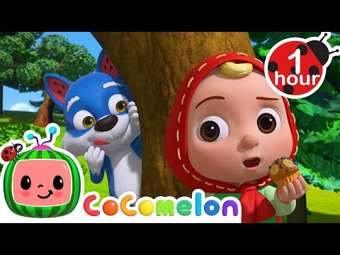 Little Red Riding Hood JJ + More CoComelon Animal Time | 1 Hour CoComelon Nursery Rhymes